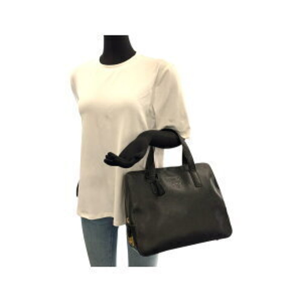 Prada tote black handbag bag Saffiano leather - Picture 7 of 10